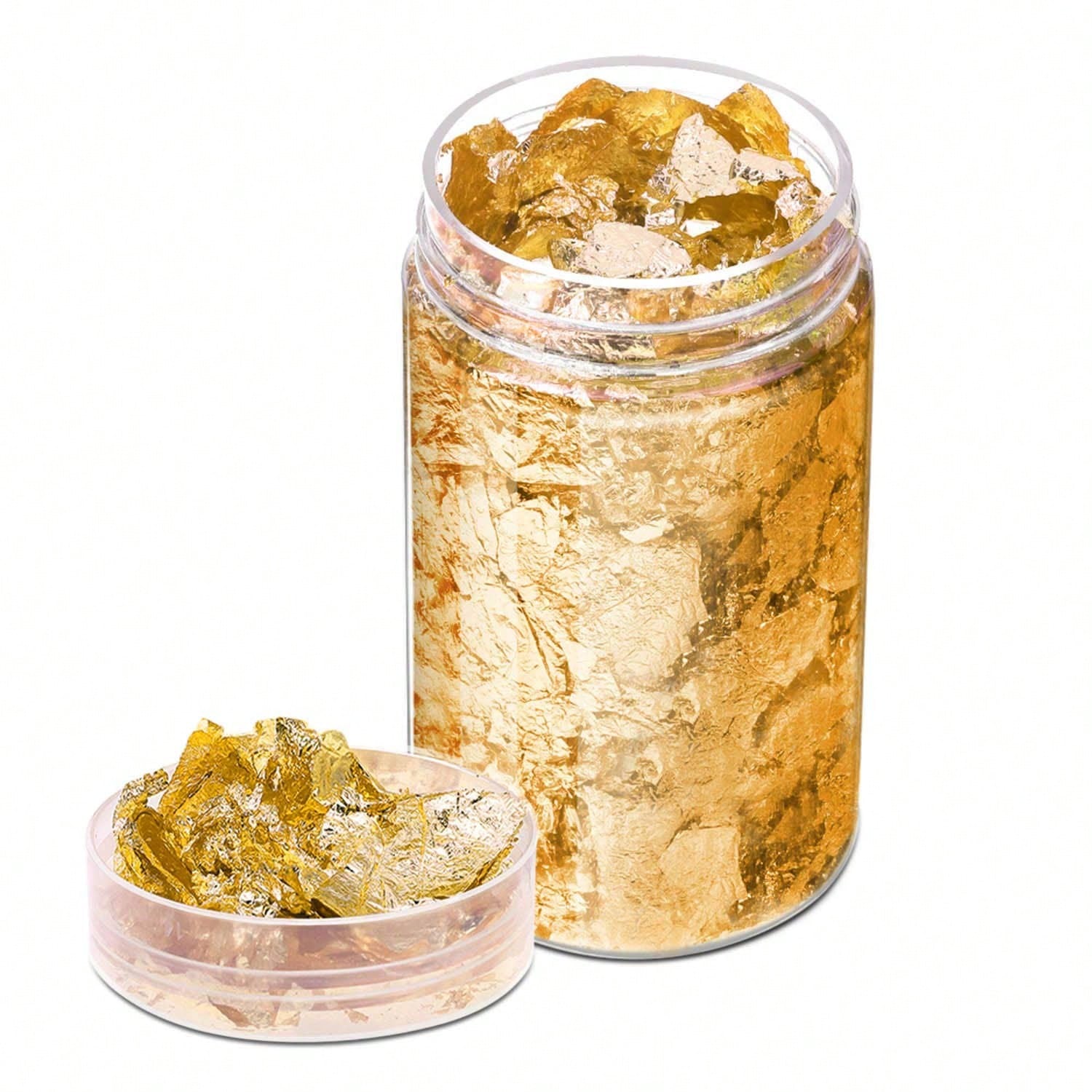 Gold Foil Flakes - 金箔、金箔ケーキデコレーション、料理用金箔シート、デザートベーキング用金箔、チョコレートデコレーション用金箔、金箔