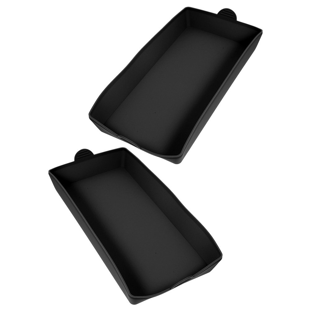 Silicone Mold Tray - 2個入り長方形パン型シリコン製ローフモールド、ノンスティックベーキングトレイ、DIYトーストベーキング用家庭用ベーキングツール、パン型