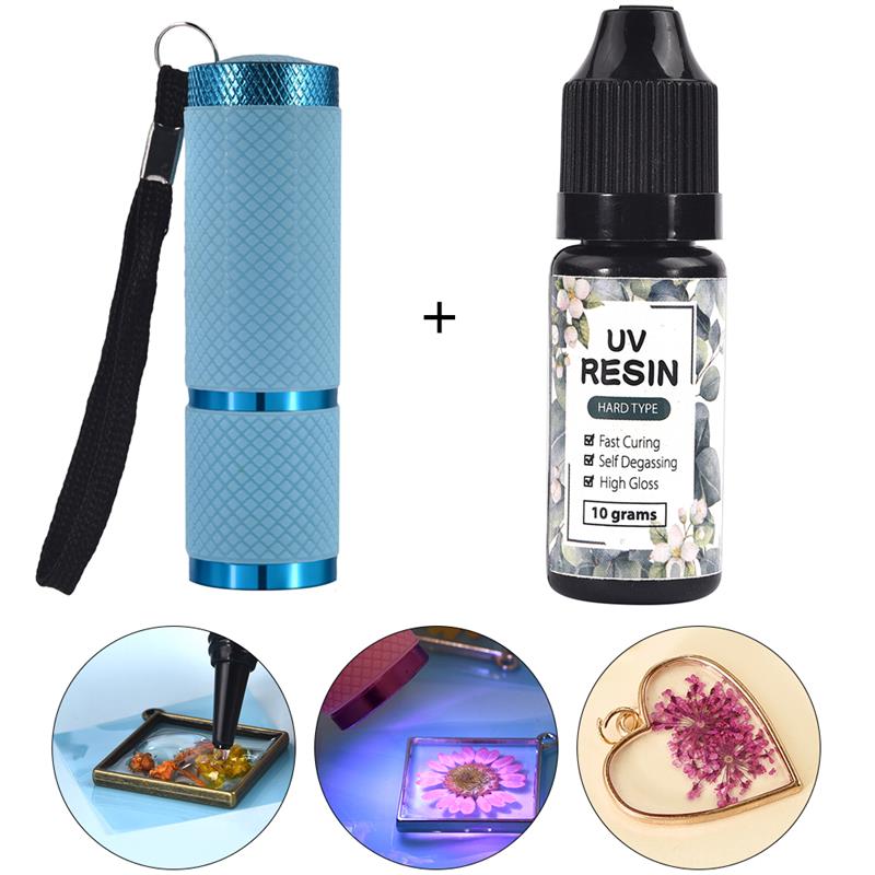 ジュエリー作り用の硬い透明なuv樹脂,手作り,エポキシ,10 - Epoxy Uv Resin Kit のレビューと価格