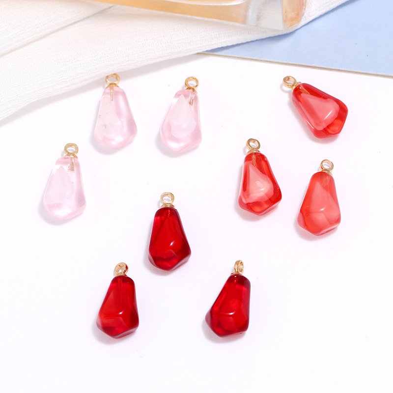 10 個ザクロ種子樹脂ペンダントフルーツチャーム DIY イ - Resin Craft Projects のレビューと価格