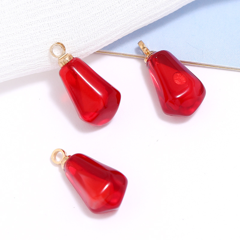 10 個ザクロ種子樹脂ペンダントフルーツチャーム DIY イ - Resin Craft Projects のレビューと価格