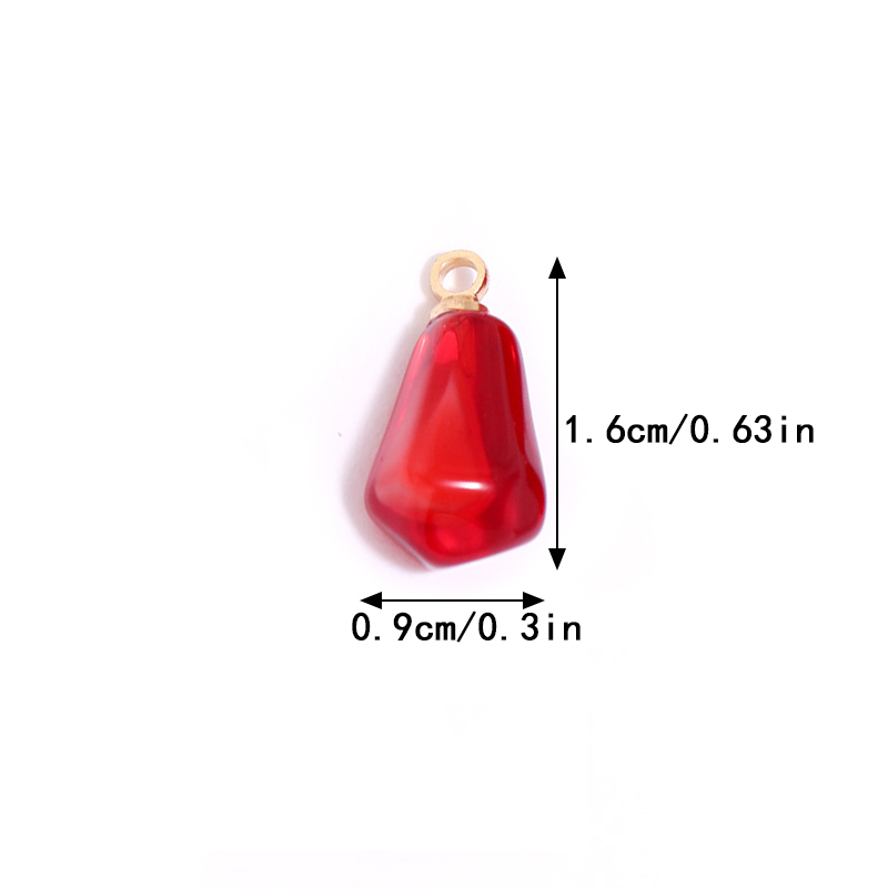 10 個ザクロ種子樹脂ペンダントフルーツチャーム DIY イ - Resin Craft Projects のレビューと価格