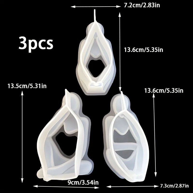 3ピース樹脂型モダンミニマリストホワイトシリコンモールド、D - Silicone Mold Tray のレビューと価格