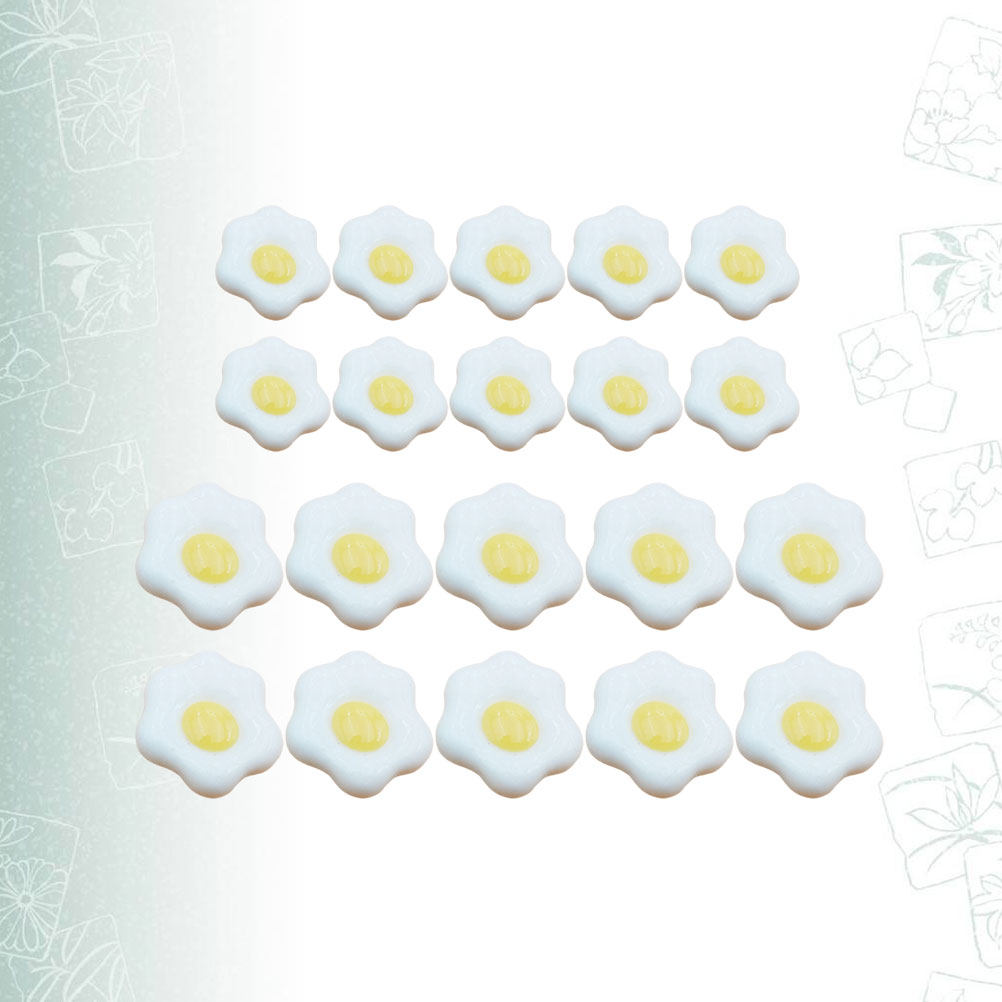 20個入り 模造ポーチドエッグ レジン DIYクラフトアクセ - Resin Craft Material のレビューと価格