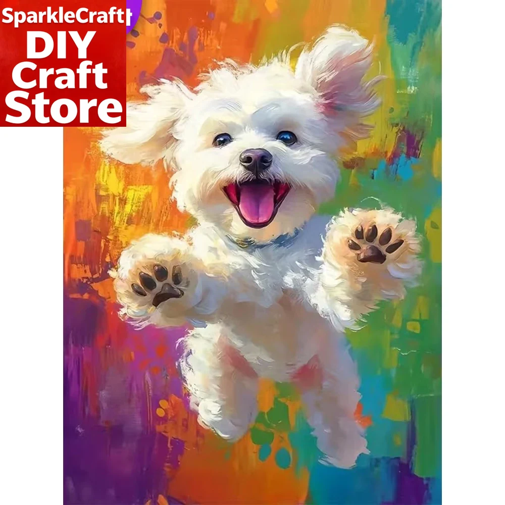 1PC フレームレス DIY ダイヤモンドペインティング犬動 - Resin Craft For Beginners のレビューと価格