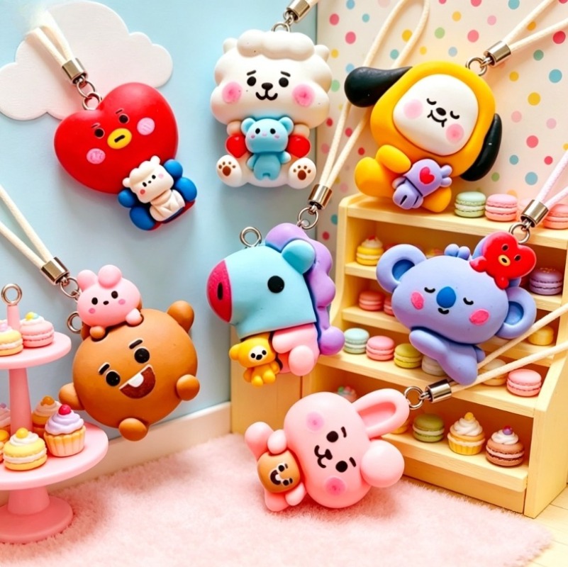 7 個 BT21 樹脂漫画チャーム DIY アクセサリークラ - Resin Craft Projects のレビューと価格