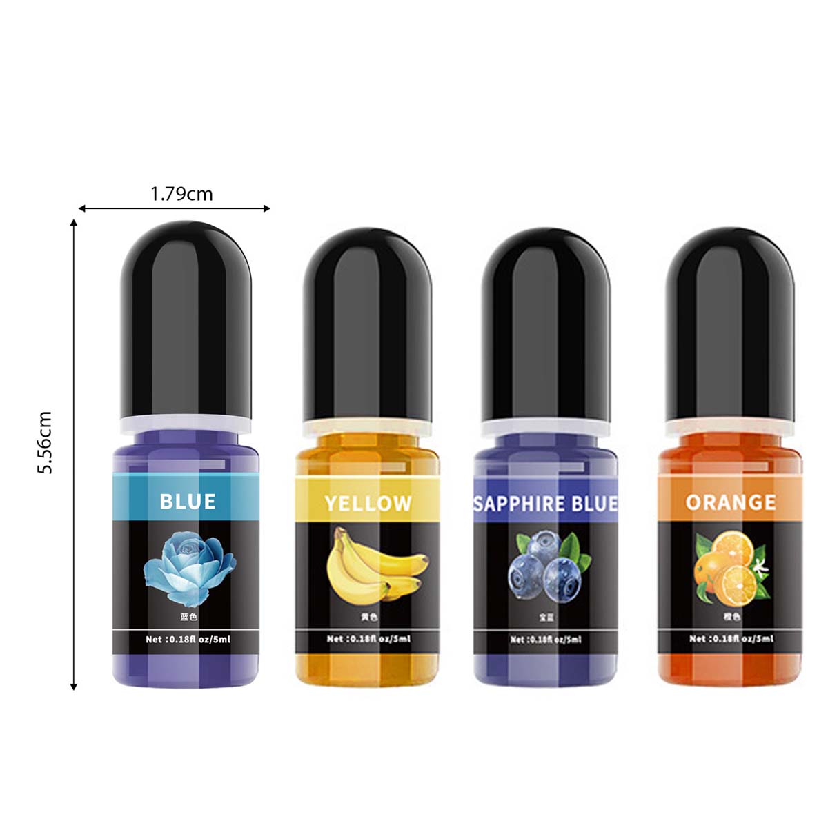 5ml/ボトル エポキシ樹脂顔料 液体着色剤 染料 ユニバー - Resin Pigment Set のレビューと価格