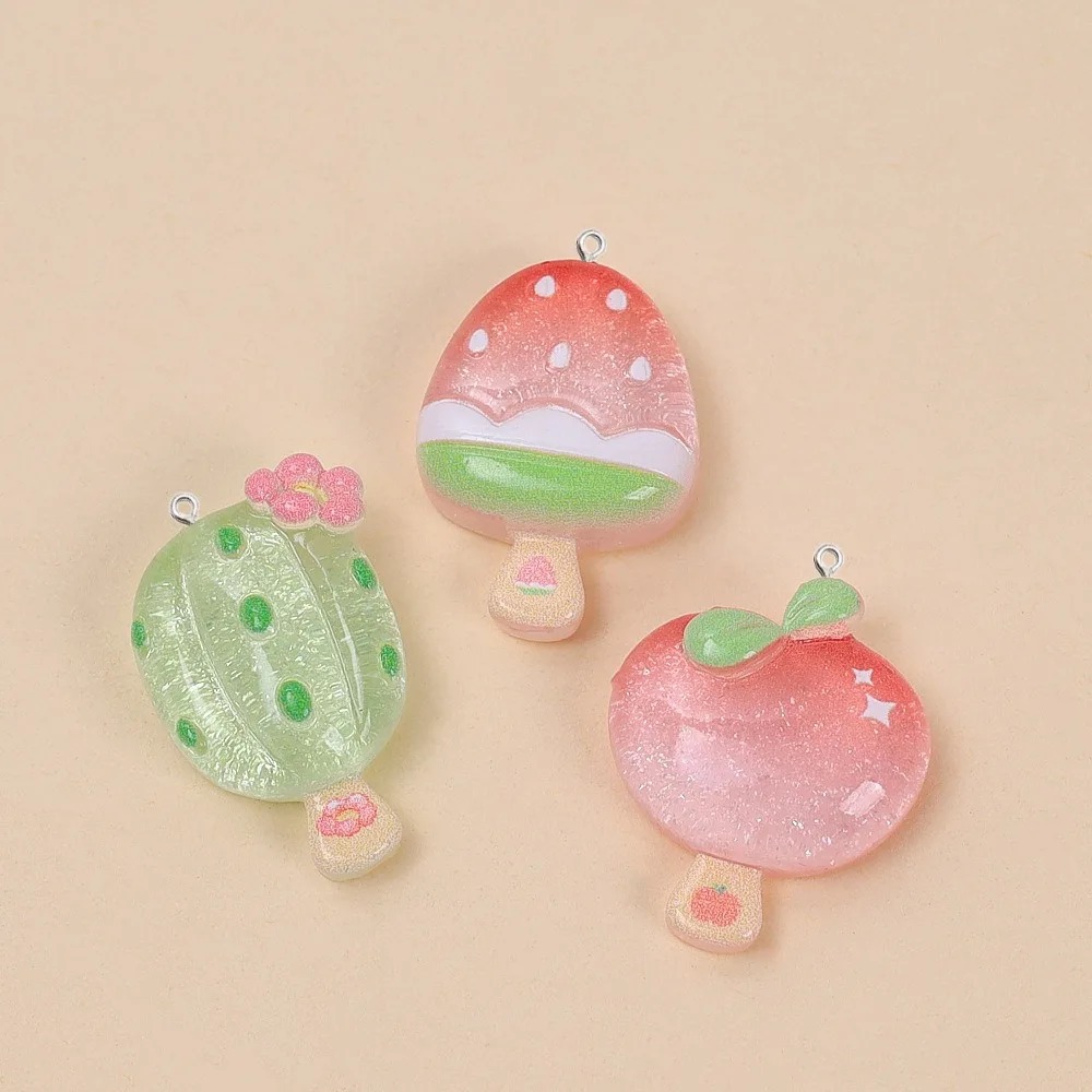 10個入り カワイイ 夏のアイスキャンディー レジンペンダン - Resin Craft Material のレビューと価格
