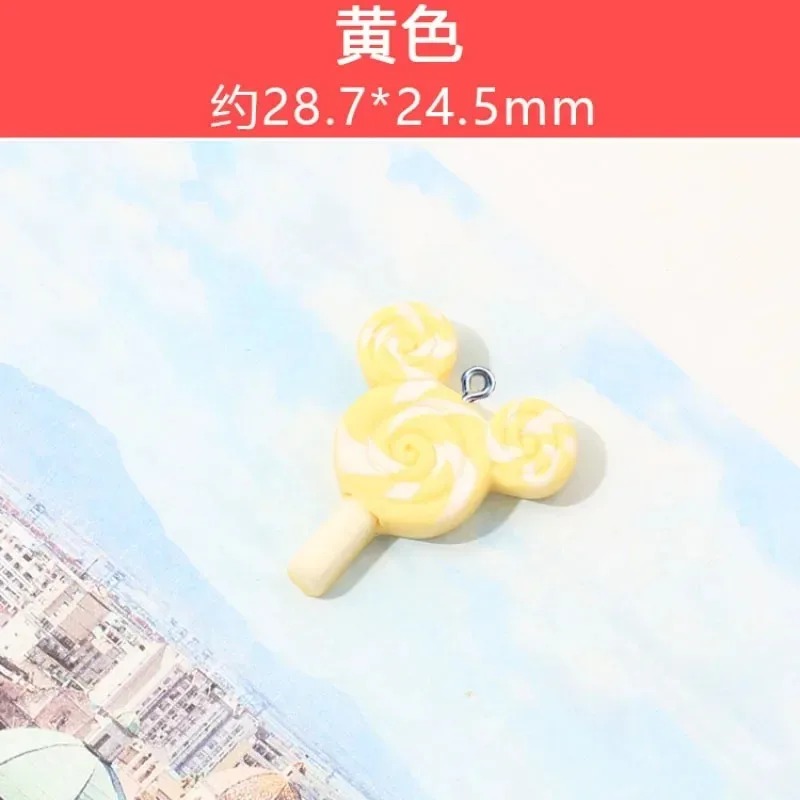 10 個かわいいマウスロリポップ樹脂チャーム漫画キャンディペ - Resin Crafts Diy のレビューと価格